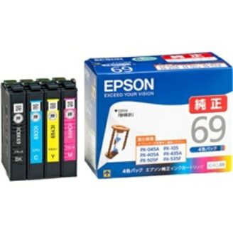 EPSON エプソンビジネスインクジェット用 インクカートリッジ(4色パック)IC4CL69
