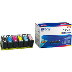 エプソン カラリオプリンター用 インクカートリッジ/クマノミ（6色パックM/ブラックの...