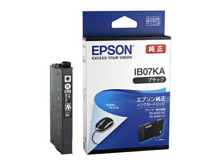 エプソン ビジネスインクジェット用 インクカートリッジ（ブラック）/標準インク/約350ページ対応 IB07KA