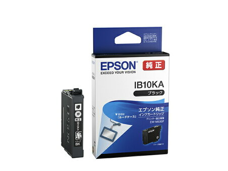 エプソン インクジェットプリンター用 インクカートリッジ/カードケース（ブラック） IB10KA
