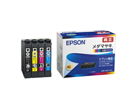 EPSON エプソンインクカートリッジ/メダマヤキ（4色パック）MED-4CL