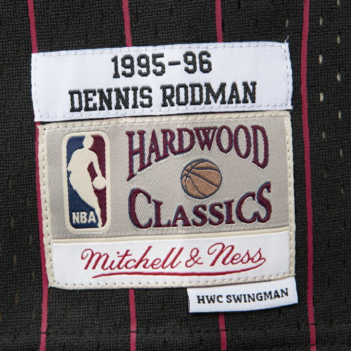 楽天市場】ミッチェルネス NBA シカゴ・ブルズ デニス・ロッドマン 1995-96 スウィングマン ロード ジャージー （ユニフォーム） / Mitchell   Ness Chicago Bulls Dennis Rodman Swingman Jersey : 楽天スポーツゾーン