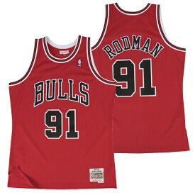 ミッチェル&ネス NBA シカゴ・ブルズ デニス・ロッドマン 1997-98 スウィングマン ロード ジャージー （ユニフォーム）レッド / Mitchell & Ness Chicago Bulls Dennis Rodman Swingman Jersey red EarlySummerSALE