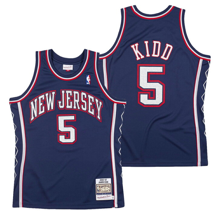 Jason Kidd 5 New Jersey Nets 2006-07 Mitchell & Ness Swingman Jersey