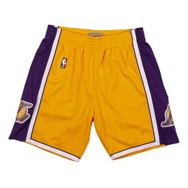 ミッチェル＆ネス NBA ロサンゼルス・レイカーズ 2009-10 スウィングマン メッシュ ショートパンツ （ハーフパンツ） レイカーズゴールド / Los Angeles Lakers 2009-10 Swingman Shorts Gold /