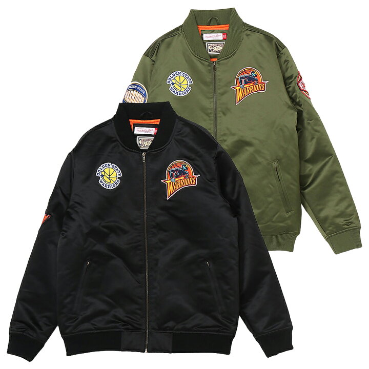 楽天市場】Mithcell & Ness サテンボンバージャケット SATIN BOMBER  