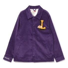 Mithcell & Ness カレッジエイト コーチ ジャケット COLLEGIATE COACHES JACKET ロサンゼルス レイカーズ Los Angeles Lakers