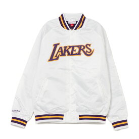 NBA LIGHTWEIGHT SATIN JACKET VINTAGE LOGO LAKERS