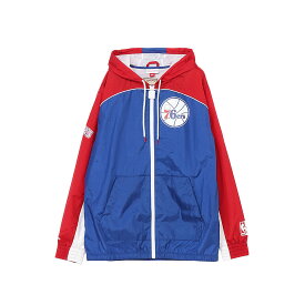 ミッチェル＆ネス NBA BIG SHOT PREMIUM WINBREAKER VINTAGE LOGO フィラデルフィア セブンティシクサーズ Philadelphia 76ERS