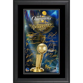 ゴールデンステート・ウォリアーズ 2022 NBA Final チャンピオンシップ ファクシミリ シグネチャー アートワーク フレーム付き メモラビリア / Fanatics Authentic Golden State Warriors 2022 NBA Finals Champions 10'' x 18'' Framed Facsimile Signature Collage