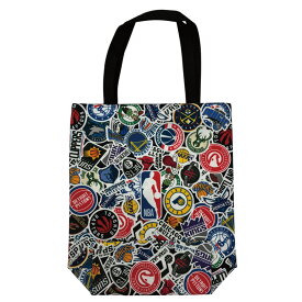 NBA トートバッグ ALLOVER BLACK