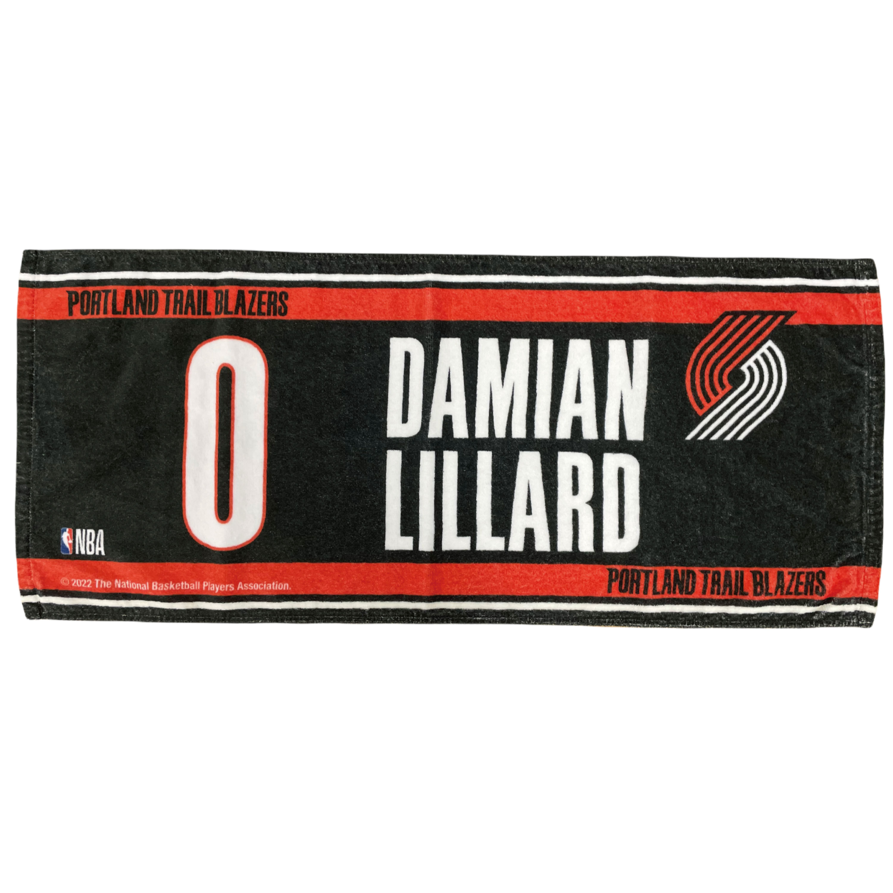 NBA ダミアン・リラード ポートランド トレイル ブレイザーズ #0 フェイスタオル / Damian Lillard Portland Trail  Blazers トライヤング ネーム&ナンバー | 楽天スポーツゾーン