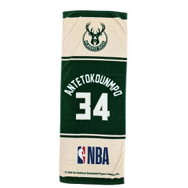 NBA スポーツタオル ミルウォーキー バックス Milwaukee Bucks ヤニス アデトクンボ Giannis Antetokounmpo