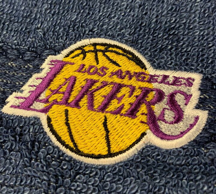 楽天市場 Nba ロサンゼルス レイカーズ インディゴ フェイスタオル タオル Los Angeles Lakers 楽天スポーツゾーン