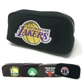 NBA 角型ポーチ ブラック ゴールデン ロサンゼルス レイカーズ Los Angeles Lakers ステート ウォリアーズ Golden State Warriors ボストン セルティックス Boston Celtics シカゴ ブルズ Chicago Bulls