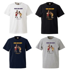 Basketball Junky 半袖Tシャツ 【One on One?】/ホワイト、ブラック、グレー、ネイビー