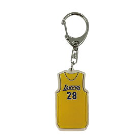 NBA公式 ユニホーム型アクリルキーホルダー Los Angeles Lakers Rui Hachimura 28 ロサンゼルス レイカーズ 八村塁