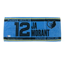 NBA ジャ モラント メンフィス グリズリーズ #12 フェイスタオル / Ja Morant Memphis Grizzlies ネーム&ナンバー