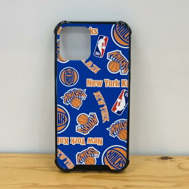 NBA公式 iPhoneハードカバーNew York Knicks ニューヨーク・ニックス / iPhone7 8 SE 12 12Pro 12mini 13 13Proスマホケース