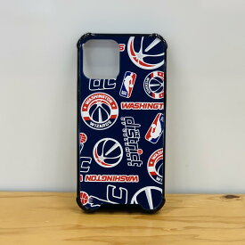 NBA公式 iPhoneハードカバーWashington Wizards ワシントン・ウィザーズ / iPhone7 8 SE 12 12Pro 12mini 13 13Proスマホケース