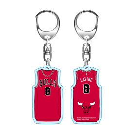 NBA ユニホーム型アクリルキーホルダー BULLS Zach Lavine#8