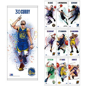 NBA　イラストフェイスタオル　ステフィン カリー 八村 塁 ルカ ドンチッチ ケビン デュラント デビン ブッカー 二コラ ヨキッチ ジェイソン テイタム ビクター ウェンバンヤマ ジャ モラント 河村勇輝