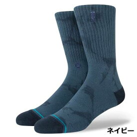 STANCE NBA LOGOMAN タイダイソックス TYE DYE NBAカジュアルコレクション ネイビー ナチュラル マルーン レッド ライトグレー ダークグレイ ライトブルー 靴下 バスケットボール バッソク スポーツスタイル 部活 シンプル ワンポイント 無地 メンズ