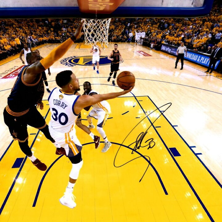 楽天市場 ステフィン カリー 直筆サイン入り 16xインチ Nba Finals Layup Against Lebron フォトポスター Nba ゴールデンステート ウォリアーズ フレームなし Stephen Curry Golden State Warriors Signed Nba Finals Layup Against Lebron 16x Color