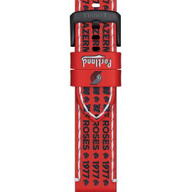 TISSOT NBA レザー ストラップ ポートランド・トレイルブレイザーズ　リミテッドエディション 22mm 腕時計 ウォッチ メンズ ギフト プレゼント レザー 革ベルト