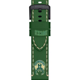 TISSOT NBA レザー ストラップ ミルウォーキー・バックス　リミテッドエディション 22mm 腕時計 ウォッチ メンズ ギフト プレゼント レザー 革ベルト