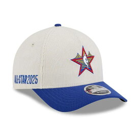 New Era ニューエラ 9FORTY M-Crown A-Frame 2025 NBA ALL STAR GAME コーデュロイ クロームホワイト ブルーバイザー メンズ ユニセックス 帽子 キャップ