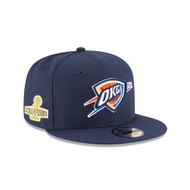 New Era ニューエラ 2025 NBA Champions Sidepatch 9FIFTY Snapback 9Fifty オクラホマシティ サンダー Okalohoma City Thunder メンズ ユニセックス 帽子 キャップ