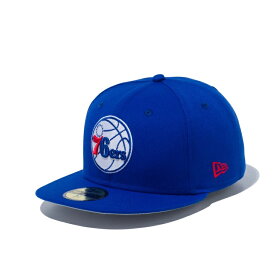 ニューエラ キャップ New Era NBA フィラデルフィア セブンティ シクサーズ ブルー × チームカラー 59FIFTY /帽子 メンズ バスケットボール