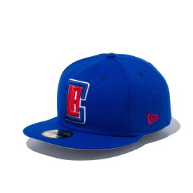 ニューエラ キャップ New Era NBA ロサンゼルス クリッパーズ ブルー × チームカラー 59FIFTY /帽子 メンズ バスケットボール