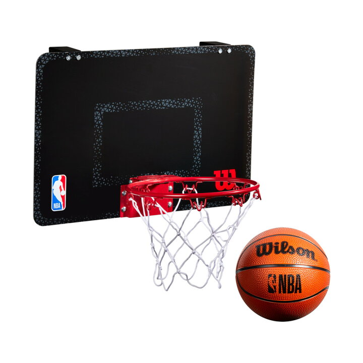 楽天市場】NBA公式 Wilson フォージ チーム ミニフープ ALL OVER LOGO