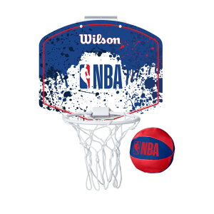NBA公式 Wilson チーム ミニフープ NBA公式 Wilson RWB/ウィルソンミニバスケットボールゴール 屋内 室内 インドア インテリア ファングッズ バスケ ゴール ギフト プレゼント
