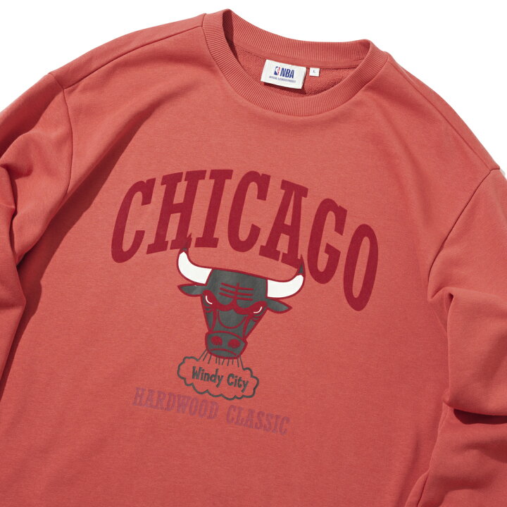 【NBA Style】クラシック チームロゴ スウェット ルーズフィット レイカーズ ウォリアーズ ウィザーズ ネッツ ブルズ セルティックス 楽天スポーツゾーン HARDWOOD CLASSICS NBA スウェット ネッツ サイズL