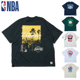 【OFF THE COURT by NBA】 LANDSCAPE PRINT TEE ロサンゼルス レイカーズ Los Angeles Lakers ゴールデン ステート ウォリアーズ Golden State Warriors ボストン セルティックス Boston Celtics シカゴ ブルズ Chicago Bulls NBAFinalsCP