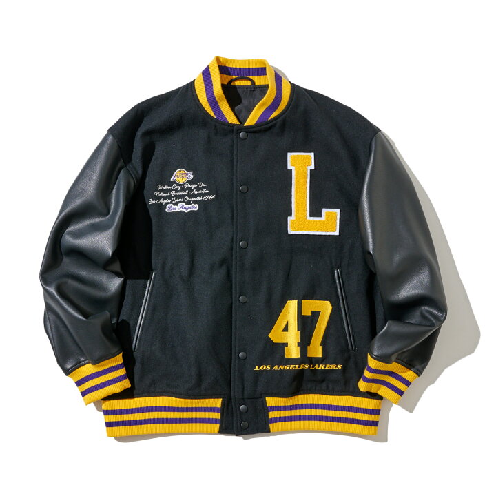 楽天市場】NBA TEAM Stadium Jacket スタジャン ロサンゼルス  