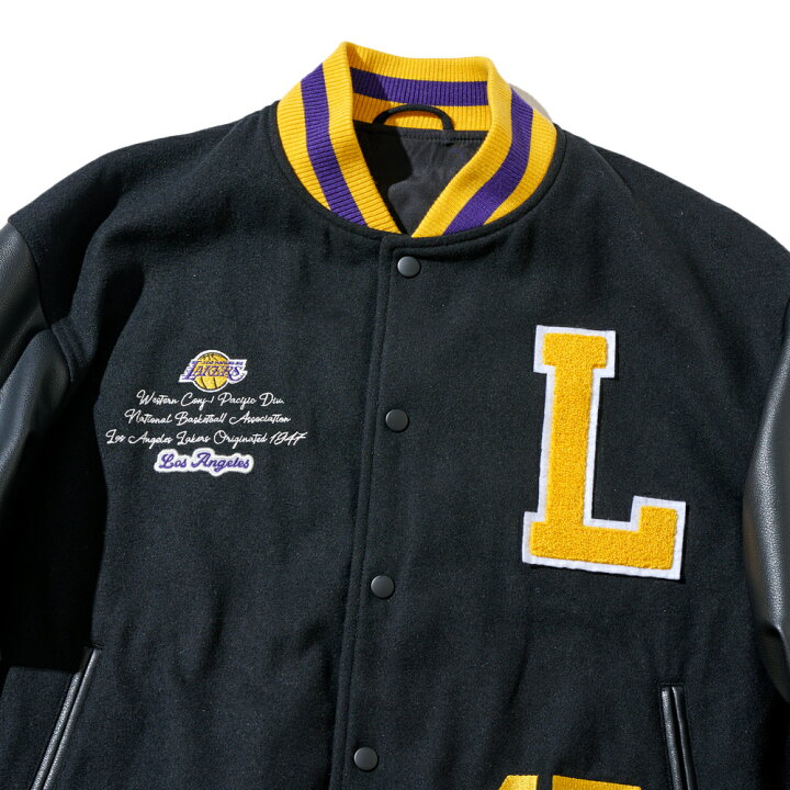楽天市場】NBA TEAM Stadium Jacket スタジャン ロサンゼルス 