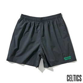 楽天限定 NBA公式ライフスタイルアパレル Team One Point Logo Packable Shorts レイカーズ Los Angeles Lakers ウォリアーズ Golden State Warriors セルティックス Boston Celtics ニックス New York Knicks ウルブス Timber Wolves ヒート Heat メンズ ハーフパンツ 短