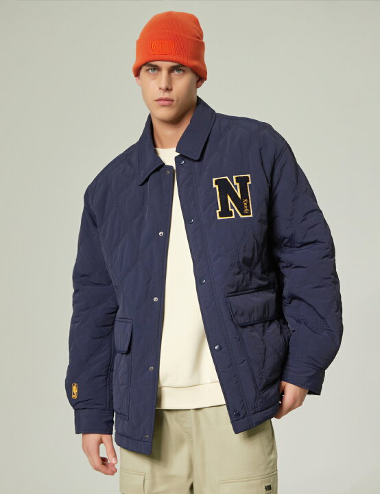 楽天市場】【NBA Style】チームパッチ キルティング ジャンパー New 