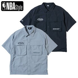 NBA Style MIA E-BIKE ビッグポケットハーフシャツ マイアミ ヒート Miami Heat メンズ シャツ 襟付き