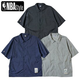 NBA Style NYK HERITAGE シアサッカー ハーフシャツ ニューヨーク ニックス New York Knicks メンズ シャツ 襟付き