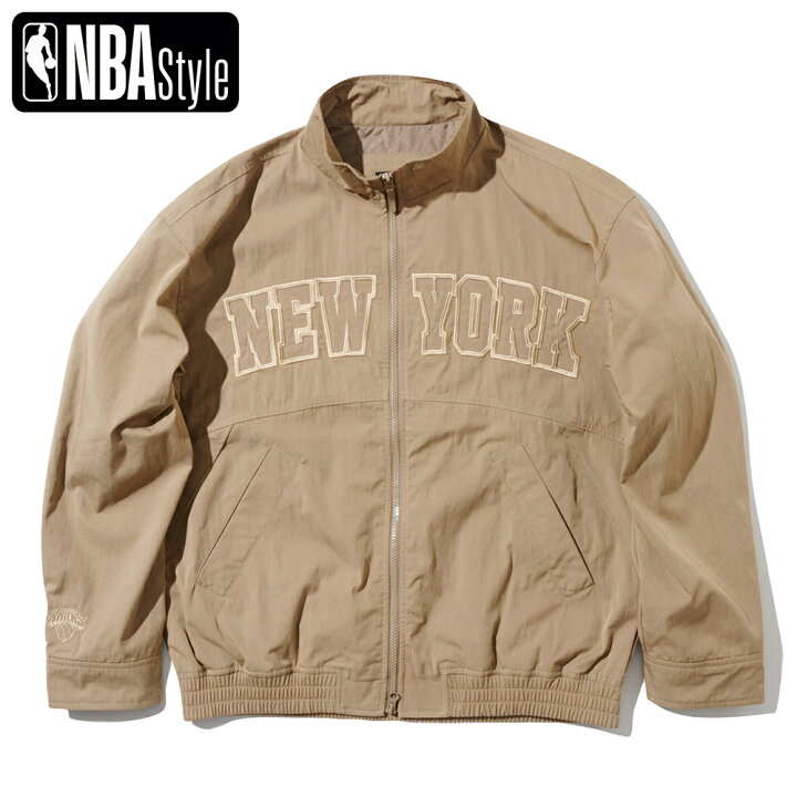 楽天市場】NBA Style New York Knicks Twill Harrington Jumper  