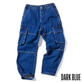 NBAStyle NBAロゴマン ワイド デニムパンツ ボトムス ズボン ジーンズ ジーパン メンズ ファッション NBAStyle25SS NBABottoms