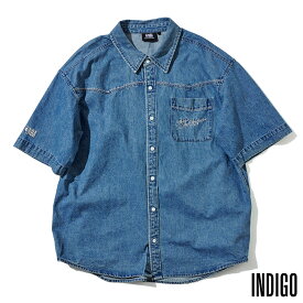 NBAStyle NBA ゴールデン ステイト ウォリアーズ デニム ハーフスリーブ シャツ NBAStyle25SS NBAShirts