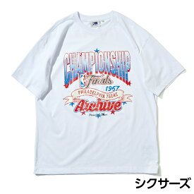 NBAStyle NBA チャンピオンシップ ビッグアートワーク ハーフスリーブ Tシャツ 半袖 メンズ ファッション NBAStyle25SS NBATshirts