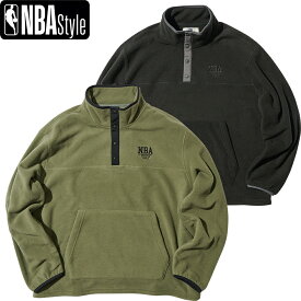 NBA Style NBA エッセンシャル ポーラーフリース ハーフジップ メンズ ファッション アウター NBAStyle25AW NBAFleeceJacket