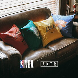 NBA x AKTR クッションカバー CUSHION COVER ロサンゼルス レイカーズ Los Angeles Lakers ボストン セルティックス Boston Celtics シカゴ ブルズ Chicago Bulls ニューヨーク ニックス New York Knicks アクター